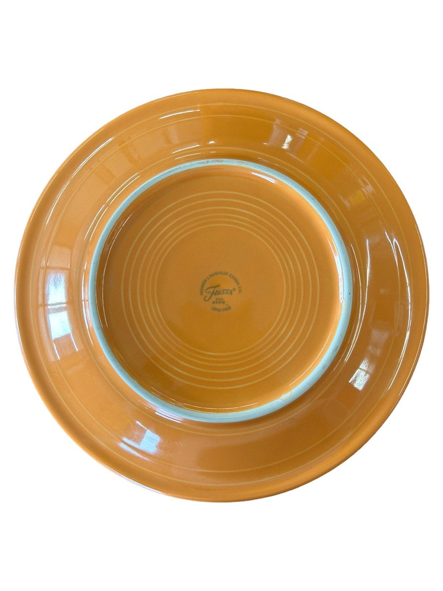 Fiesta - Tangerine Orange Salad Plate Homer Laughlin Ceramic Dish Kitchenware