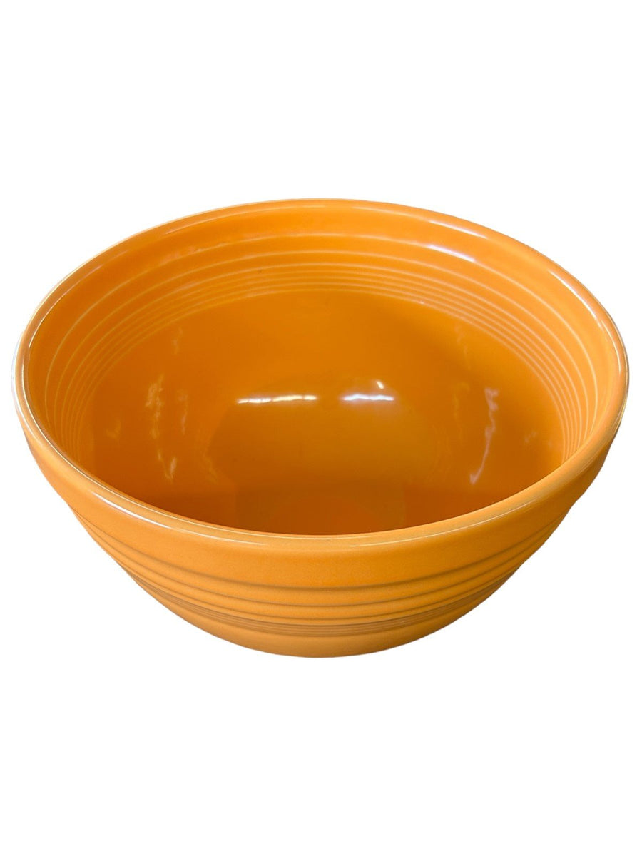 Fiesta - Tangerine Orange Large Mixing Bowl Homer Laughlin Ceramic Baking HLC