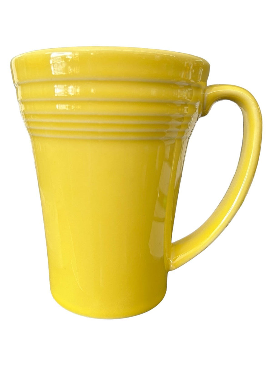 Fiesta - Sunflower Yellow Bistro Latte Mug Homer Laughlin Ceramic Coffee Cup Tea