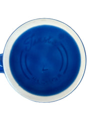 Fiesta - Lapis Blue Bistro Latte Mug Homer Laughlin Ceramic Coffee Cup Tea HLC