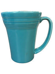 Fiesta - Turquoise Blue Bistro Latte Mug Homer Laughlin Ceramic Coffee Cup Tea