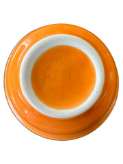 Fiesta - Tangerine Orange Bouillon Bowl Homer Laughlin Ceramic Kitchenware HLC
