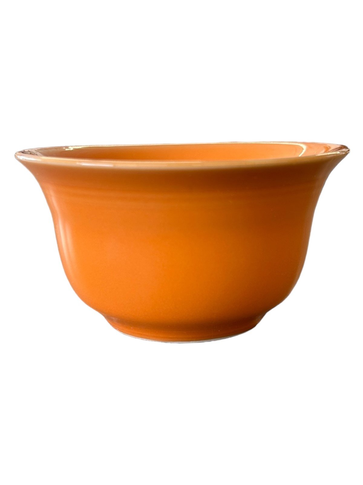 Fiesta - Tangerine Orange Bouillon Bowl Homer Laughlin Ceramic Kitchenware HLC