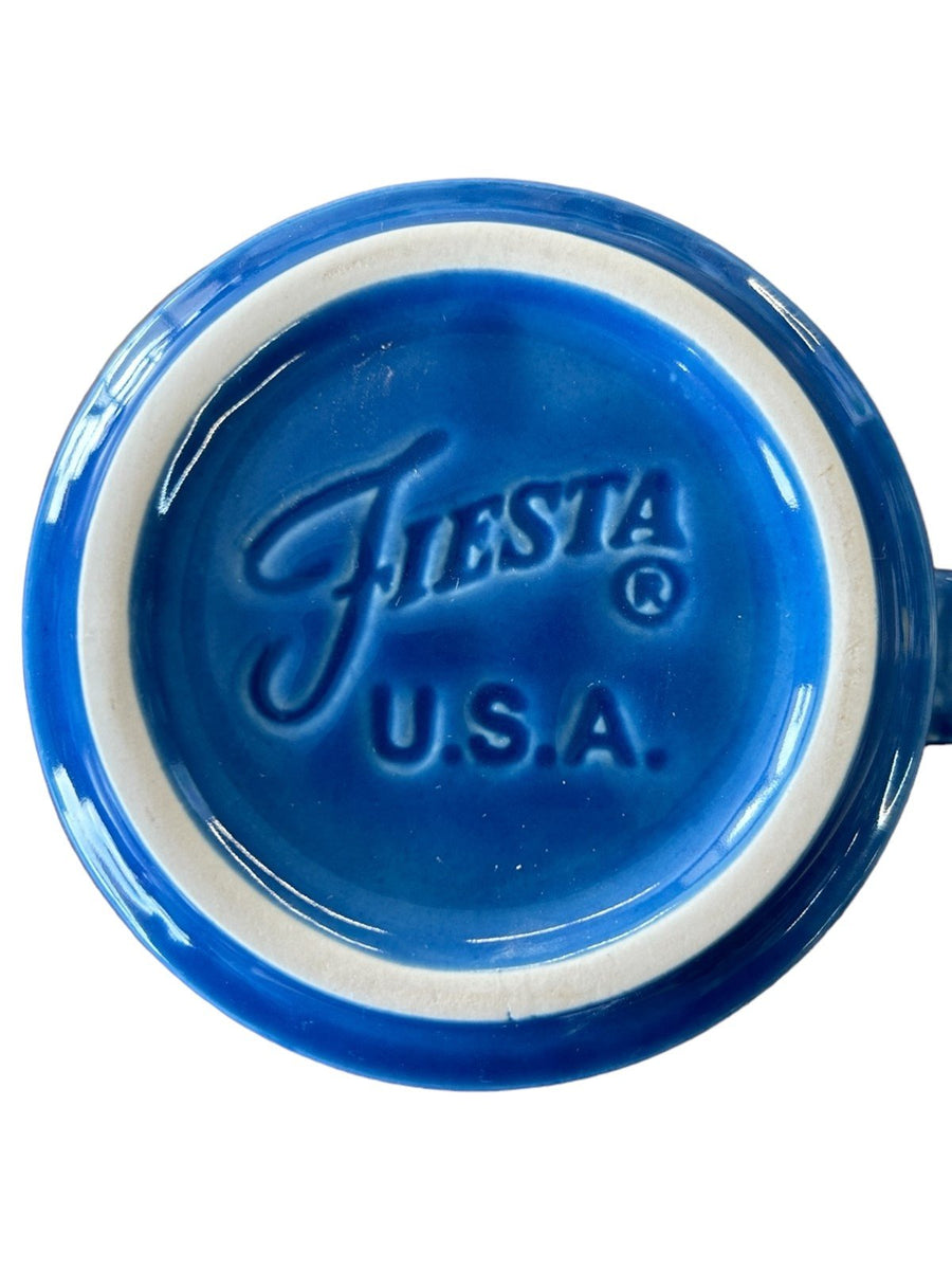 Fiesta - Lapis Blue Stacking Mug Homer Laughlin Ceramic Coffee Cup Drinkware HLC