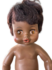 Horsman Dolls Inc. African American Baby Doll Closing Eyes Vintage