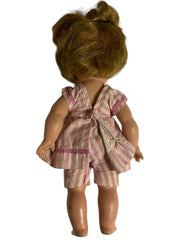 Effandee Fluffy Doll With Three Made in Hong Kong Dolls Lot of 4