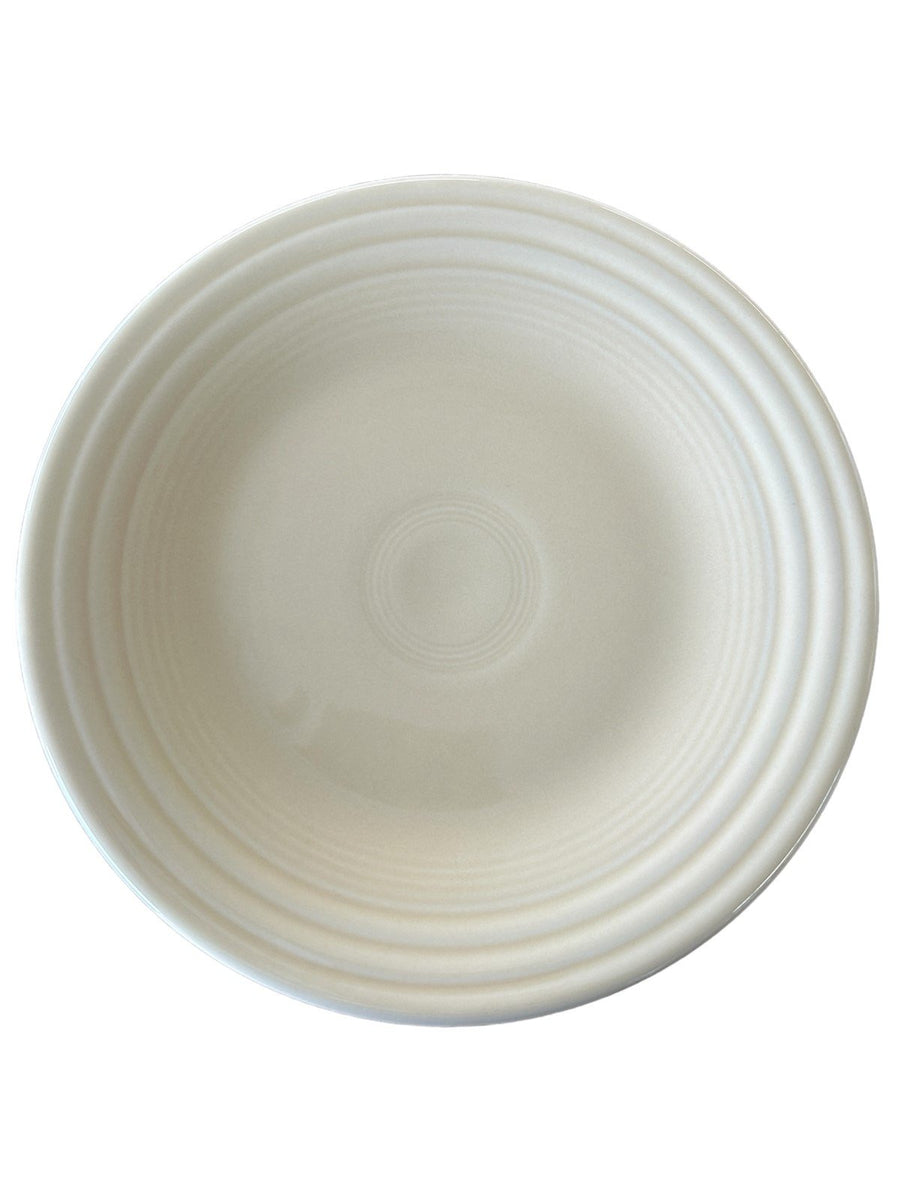 Fiesta - Ivory Cream Off White Luncheon Plate Homer Laughlin Ceramic Dish HLC