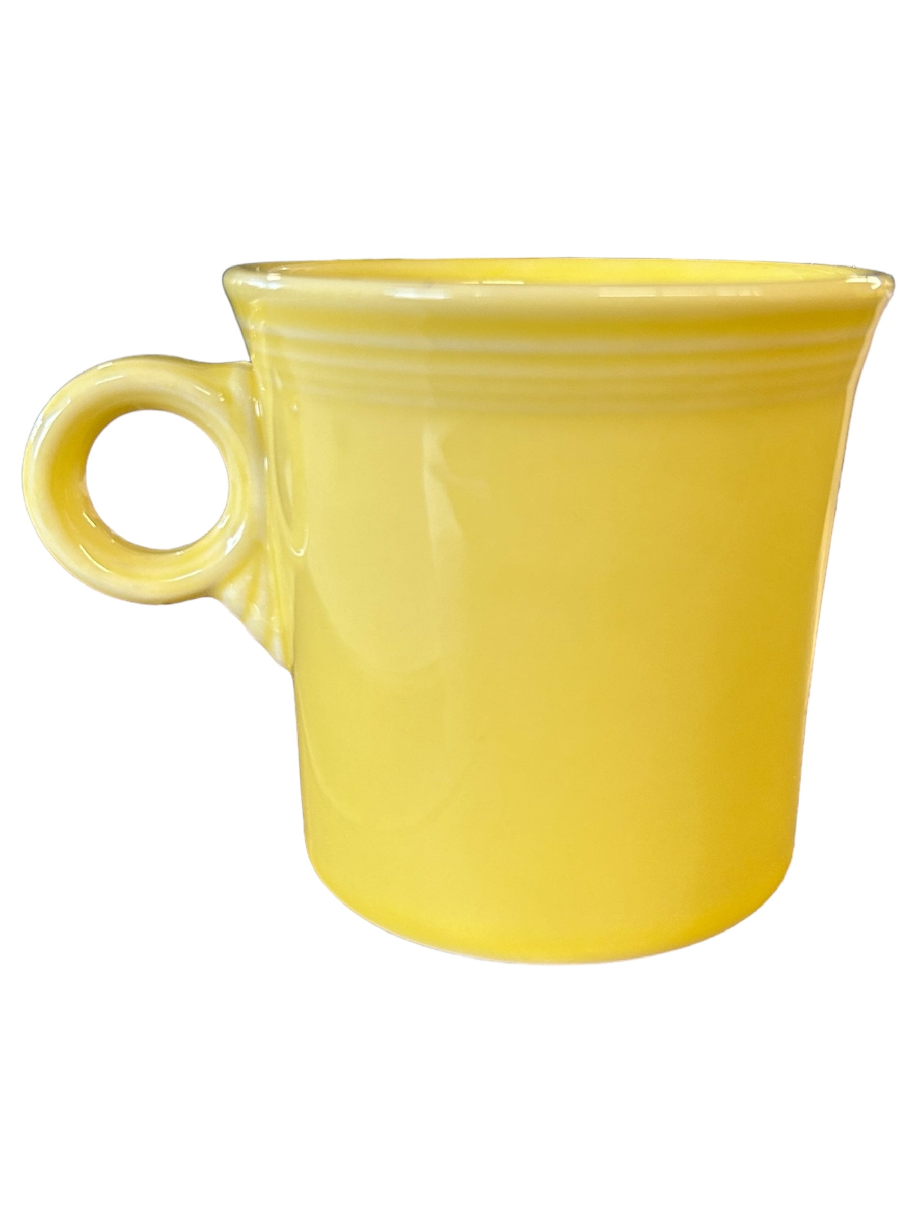 Fiesta - Sunflower Yellow Ring Handled Mug Homer Laughlin Ceramic Coffee Cup Tea