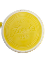 Fiesta - Sunflower Yellow Ring Handled Mug Homer Laughlin Ceramic Coffee Cup Tea