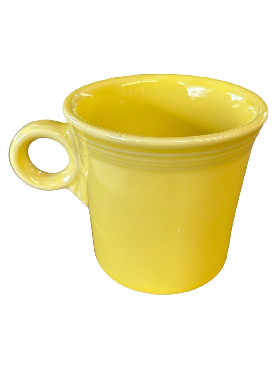 Fiesta - Sunflower Yellow Ring Handled Mug Homer Laughlin Ceramic Coffee Cup Tea