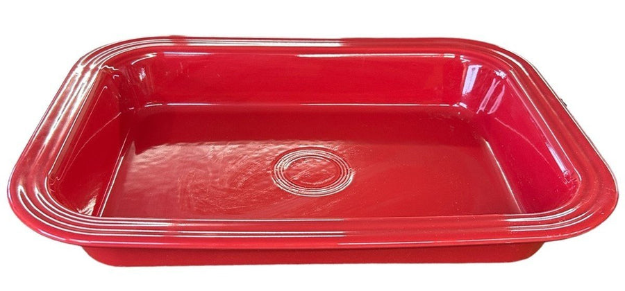 Fiesta - Scarlet Red Rectangular Baker Homer Laughlin Ceramic Casserole Dish HLC