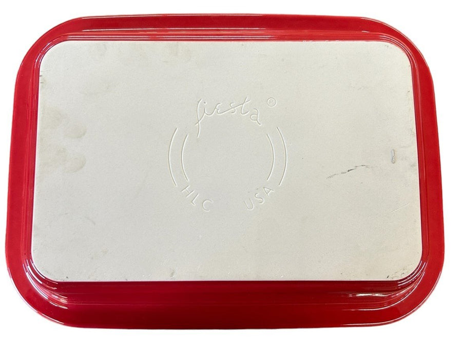 Fiesta - Scarlet Red Rectangular Baker Homer Laughlin Ceramic Casserole Dish HLC