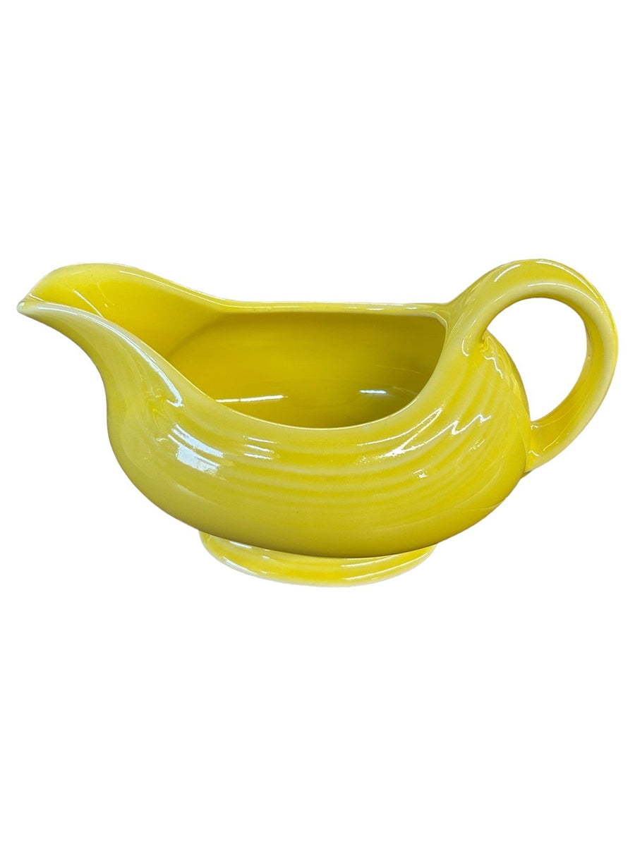 Fiesta - Sunflower Yellow Sauce Boat Gravy Homer Laughlin Ceramic Serving Dish