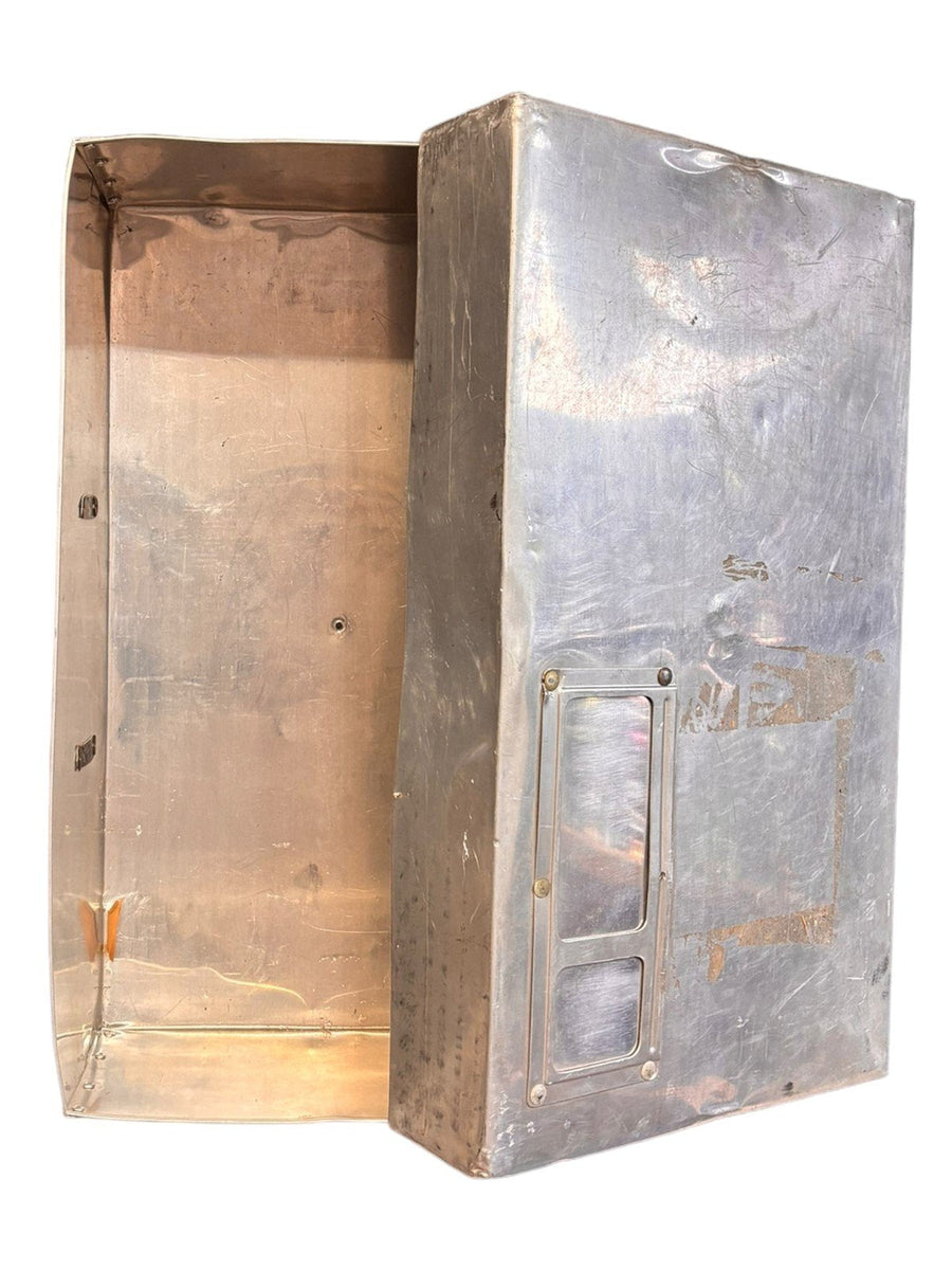 Film Can Closed Aluminum Case for Transporting Nitrate Film Vintage