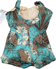Amoena One-Piece Swimsuit with Skirt Style 327231 Size 16 Mulicolor