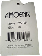 Amoena One-Piece Swimsuit with Skirt Style 327231 Size 16 Mulicolor