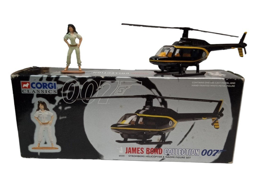Corgi Classics James Bond Collection Stromberg Helicopter & Naomi Figure Set