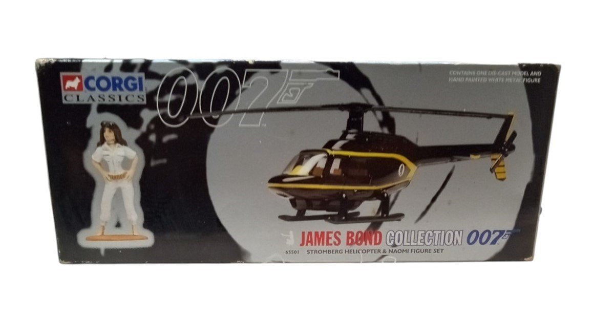 Corgi Classics James Bond Collection Stromberg Helicopter & Naomi Figure Set