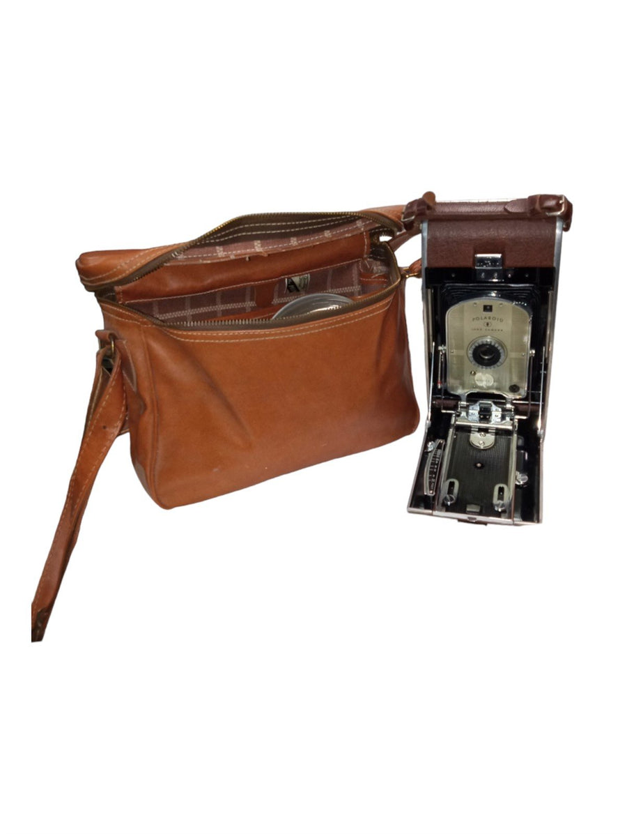 Polaroid Model 95 Land Camera With Carrying Bag Vintage Collectible Photography