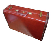 Samsonite Brown Hard Case Suitcase Vintage Collectible Travel Luggage