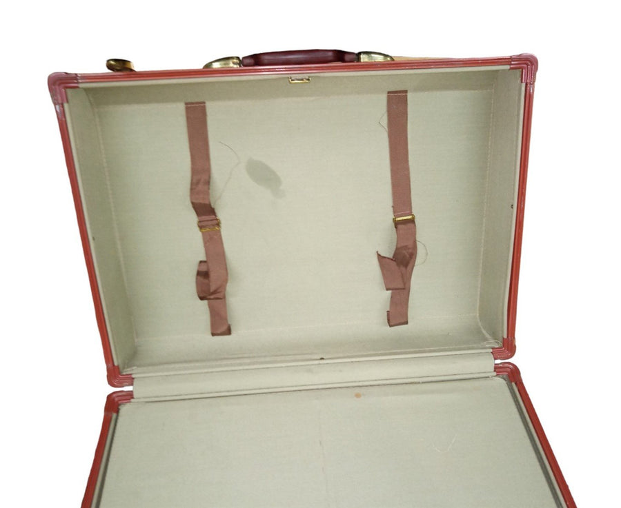 Samsonite Brown Hard Case Suitcase Vintage Collectible Travel Luggage