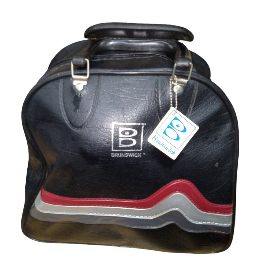 Brunswick Bowling Kit Vintage Collectible Nostalgic Sports Equipment Leather Bag