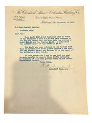 Cleveland Akron Columbus Railway Company Railroad Documents Lot of 6 Antique