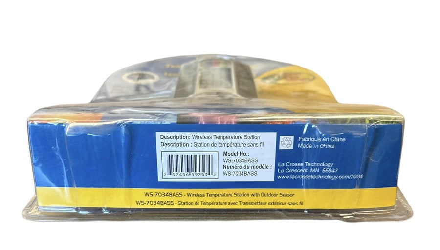 Temperature Station Wireless Sensor Bas Pro Shops Model WS-7034BASS Outdoor