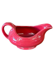 Fiesta - Scarlet Red Sauce Boat Gravy Homer Laughlin Ceramic Serving Dish Dining