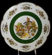Ascot Service Plate Antique Wood and Sons England Vintage Alpine White Ironstone
