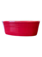 Fiesta - Scarlet Red Heart Ramekin Homer Laughlin Ceramic Dish Bowl Valentine's