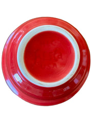 Fiesta - Scarlet Red Bouillon Bowl Homer Laughlin Ceramic Kitchenware HLC USA