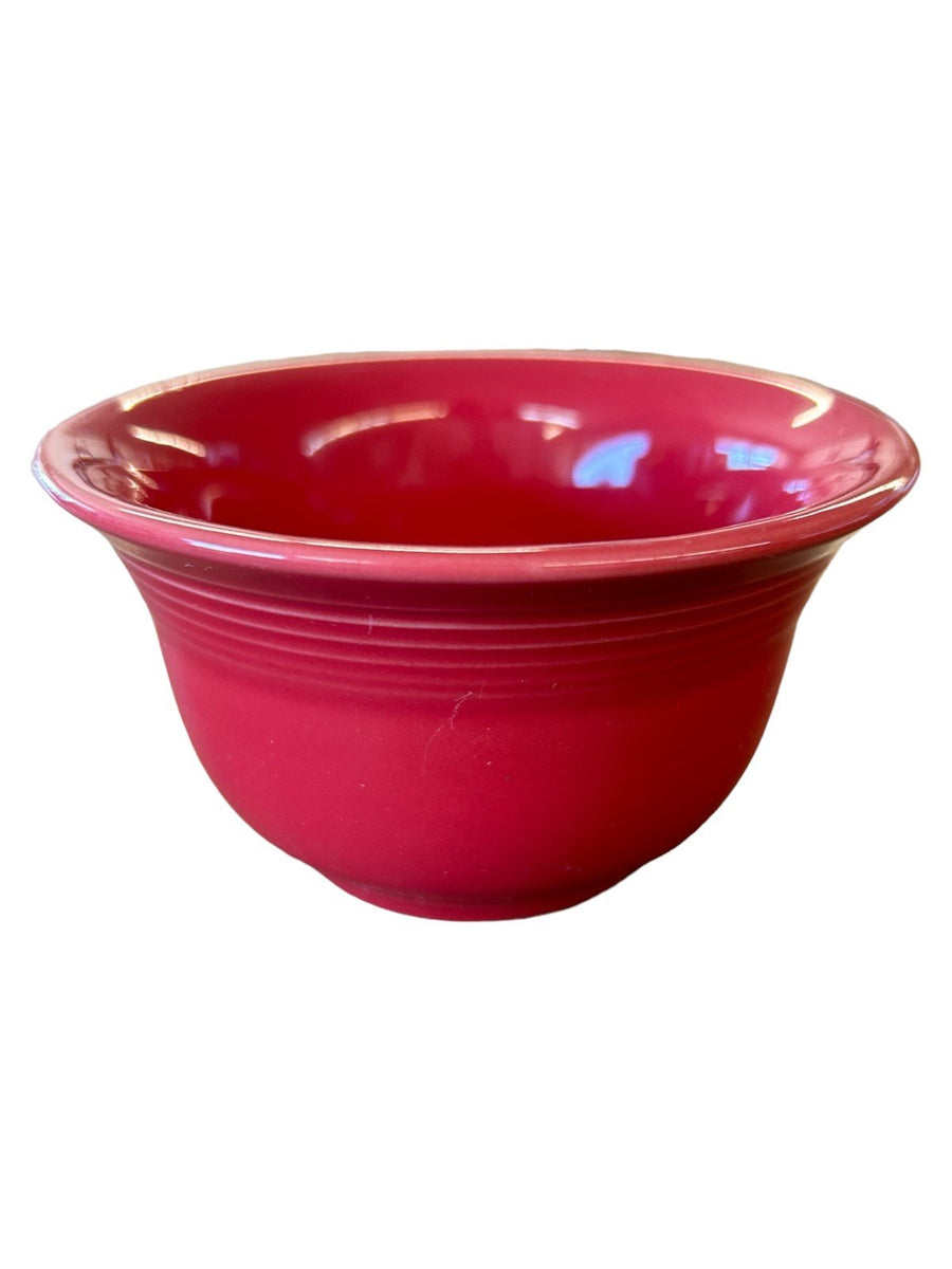 Fiesta - Scarlet Red Bouillon Bowl Homer Laughlin Ceramic Kitchenware HLC USA