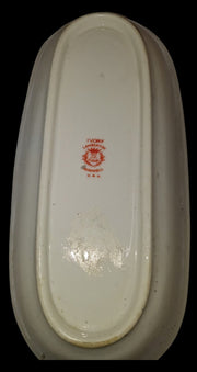 Celery Dish Antique Scammell Ivory Lamberton Vintage Made in USA