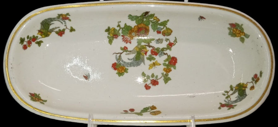 Celery Dish Antique Scammell Ivory Lamberton Vintage Made in USA