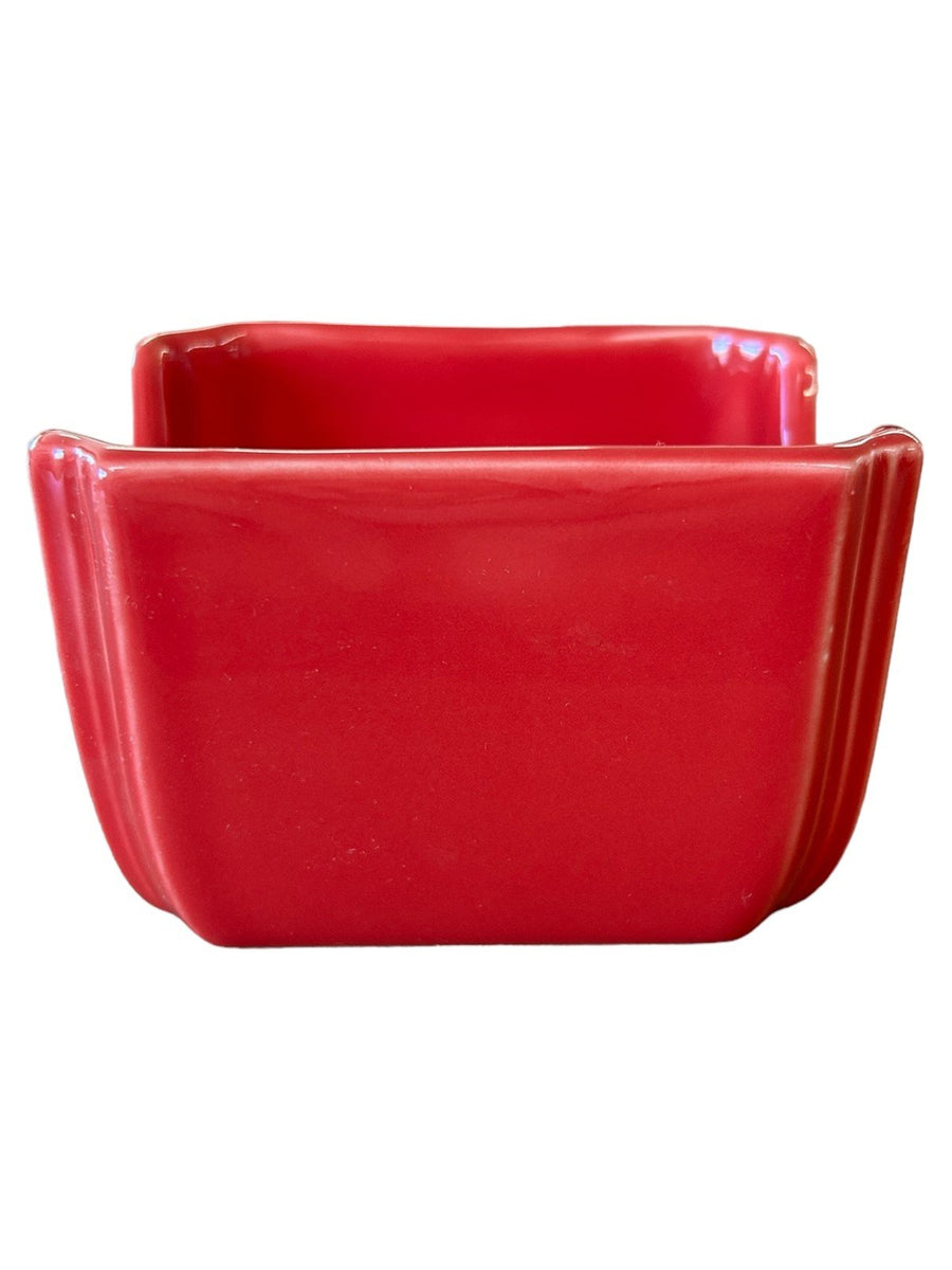 Fiesta - Scarlet Red Sugar Packet Caddy Homer Laughlin Ceramic Dish Kitchenware