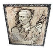 Violinist 3D Portrait Finesse Originals Framed Wall Sculpture Home Decor