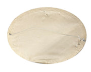 Reverse Painted Picture Convex Glass Wood Frame Cabin on Lake Home Decor