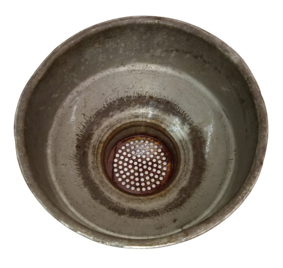 Milk Can Strainer Vintage Collectible Industrial Rustic Farming Equipment