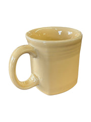 Fiesta - Ivory Cream Off White Retired Square Mug Homer Laughlin Ceramic Coffee