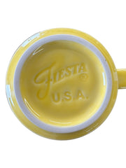 Fiesta - Sunflower Yellow Stacking Mug Homer Laughlin Ceramic Coffee Cup Drinkware