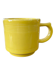 Fiesta - Sunflower Yellow Stacking Mug Homer Laughlin Ceramic Coffee Cup Drinkware