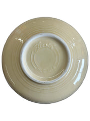 Fiesta - Ivory Cream Off White Retired Large Bistro Bowl Homer Laughlin Kitchen