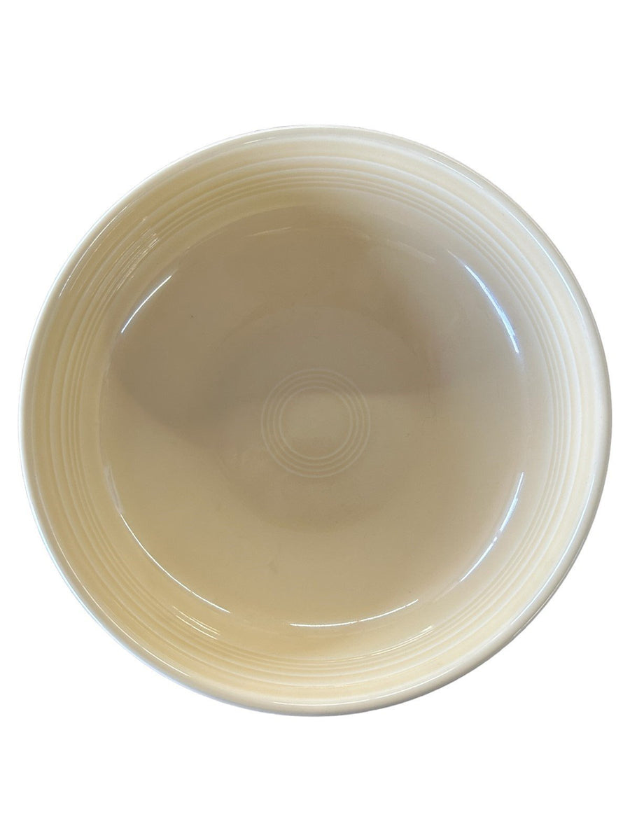 Fiesta - Ivory Cream Off White Retired Large Bistro Bowl Homer Laughlin Kitchen