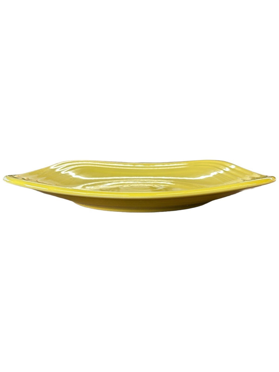 Fiesta - Sunflower Yellow Square Dinner Plate Homer Laughlin Ceramic Dish Dining