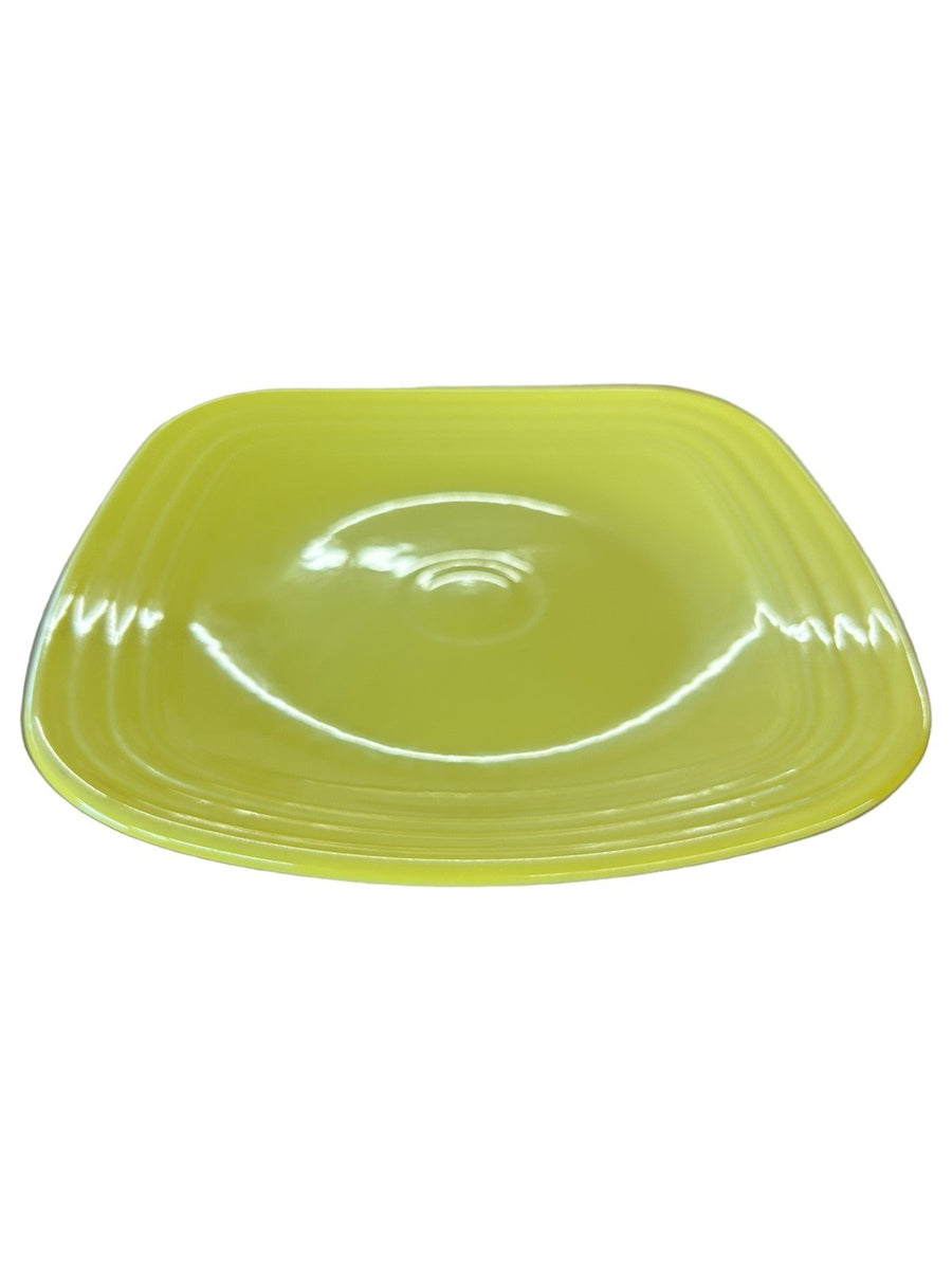 Fiesta - Sunflower Yellow Square Dinner Plate Homer Laughlin Ceramic Dish Dining