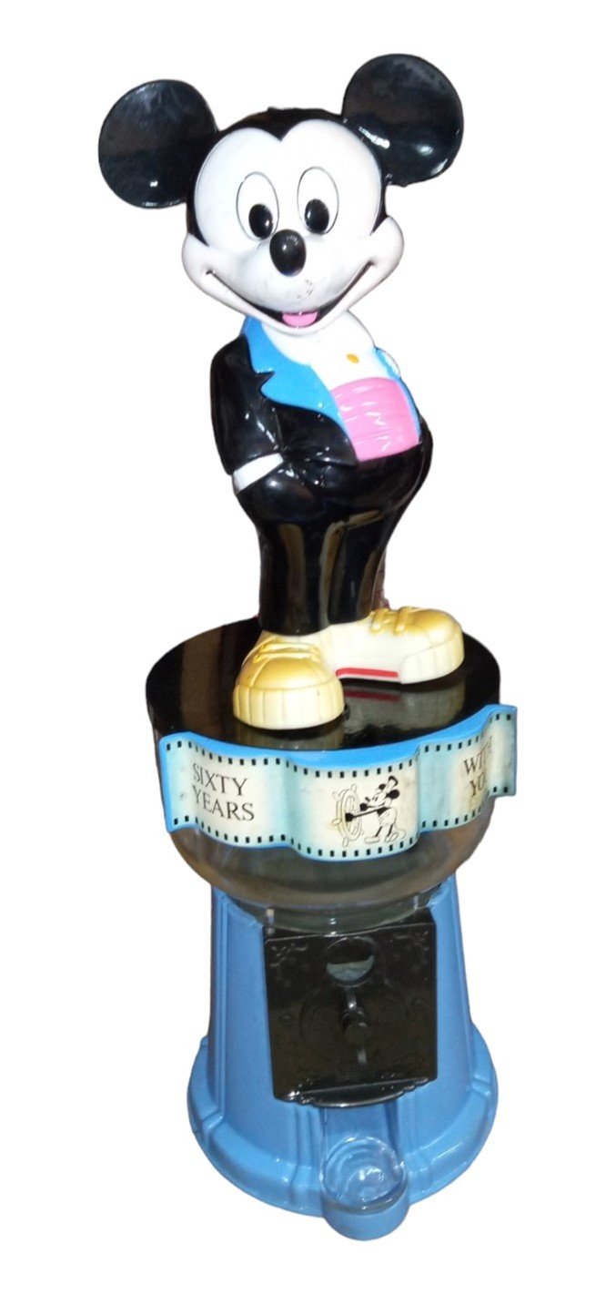 Disney Mickey Mouse Gumball Machine Superior Vintage Collectible Nostalgic