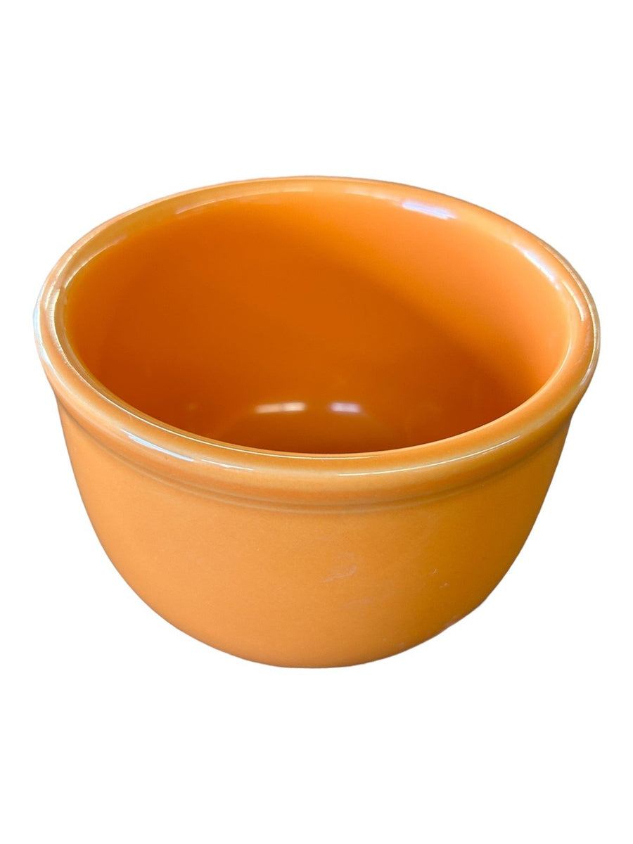 Fiesta - Tangerine Orange Chili Bowl Ceramic Dish Homer Laughlin Kitchenware HLC