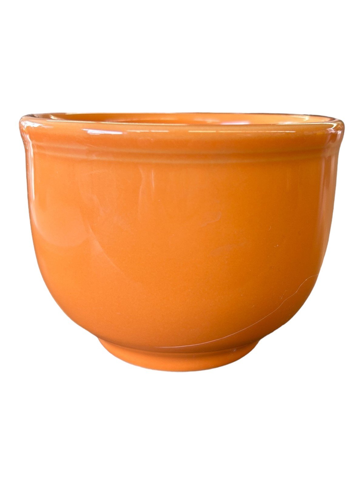 Fiesta - Tangerine Orange Chili Bowl Ceramic Dish Homer Laughlin Kitchenware HLC