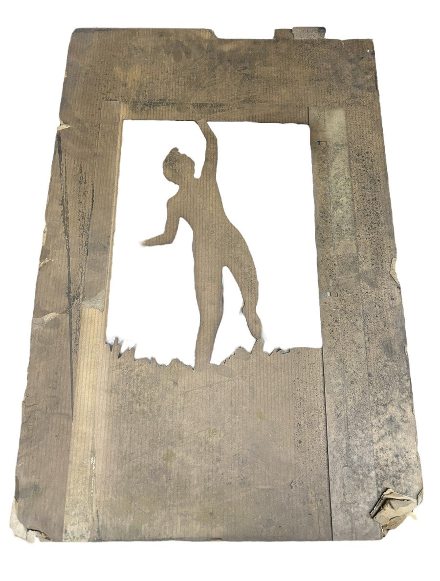 Agfa Film Antique Advertisement Cardboard Cutout Sign